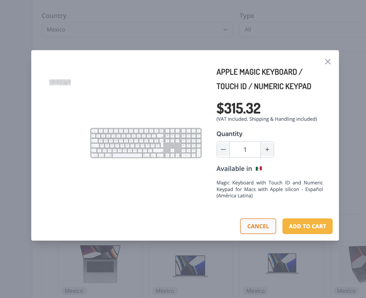 Purchase for Employee