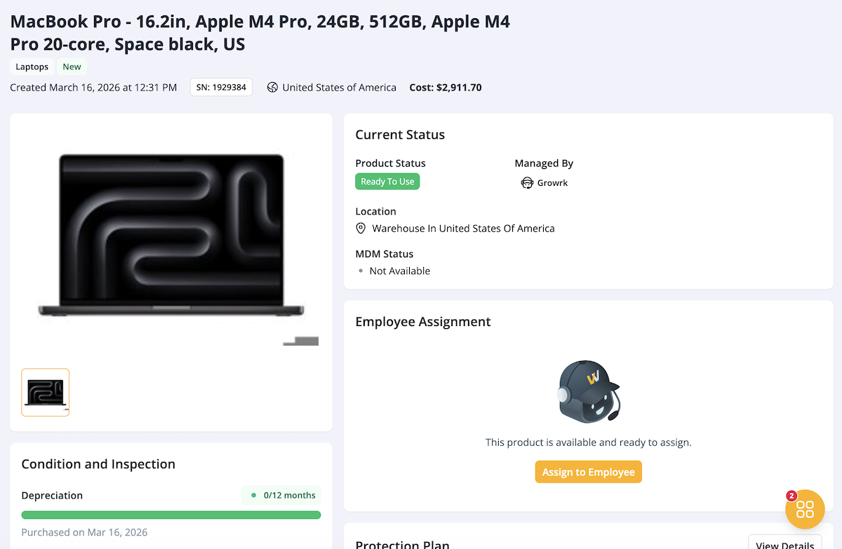 Product page