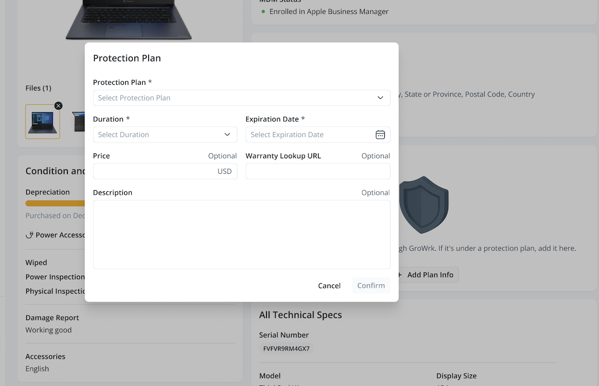 Product page